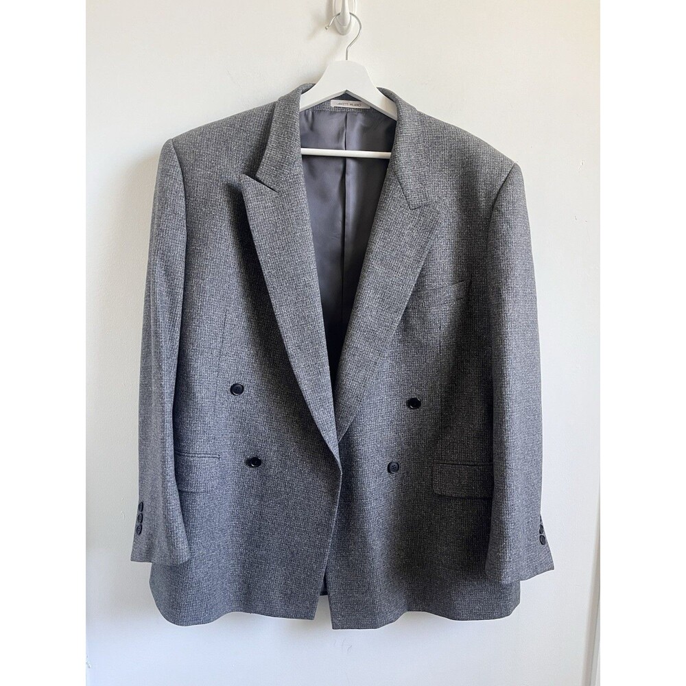 Lacetti Milano Double Breasted Wool Jacket R46-48